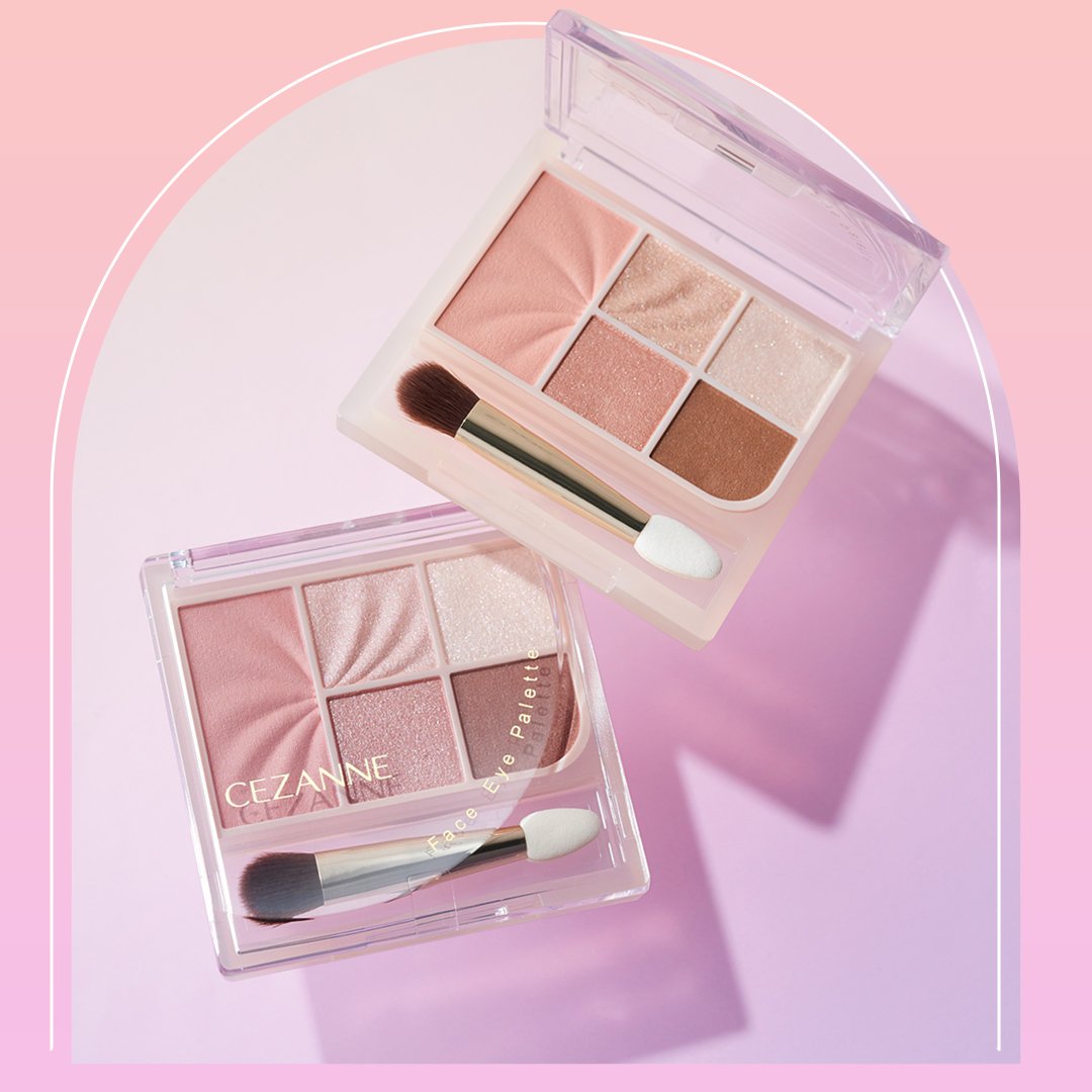 セザンヌ」から『フェイスアイパレット』が登場❣️ アイシャドウ