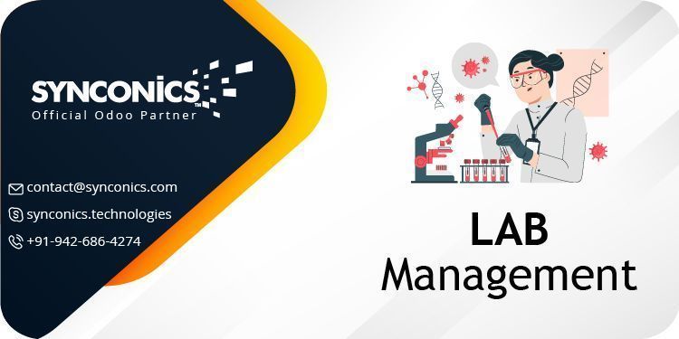 Synconics's tweet image. Manage lab test details, lab test requests, lab test invoicing, lab test report and lab assistants in #odoo with 
@Synconics
&apos;s Lab Management System.

🔄 Compatible With:
#odooce #odooee #odoosh

🏷️ Available for:
#odoo13

🔗 Get the App Now: bit.ly/3DfF9Sf