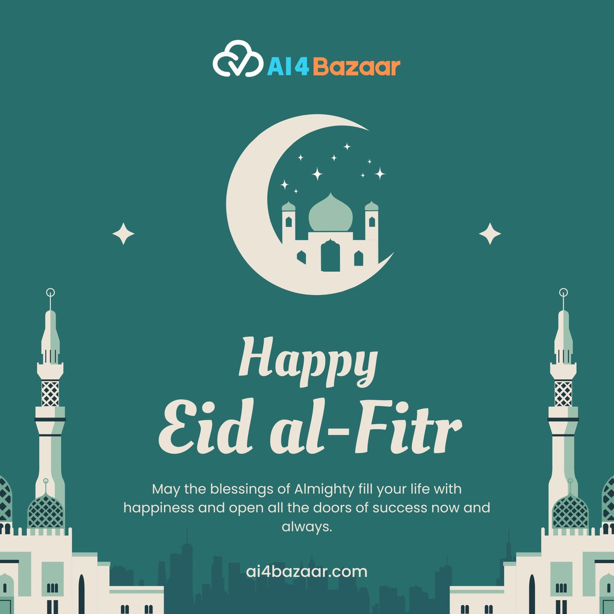 AI_4_Bazaar's tweet image. May the blessings of Almighty fill your life with happiness and open all the doors of success now and always.

Happy Eid al-Fitr

#ai4bazaar #Eid #happyeid #eidmubarak #eid2025 #EidAlFitr