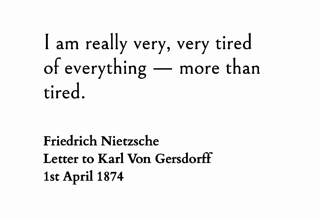 NostosLit's tweet photo. ― Friedrich Nietzsche https://t.co/WvnYMqTcC2