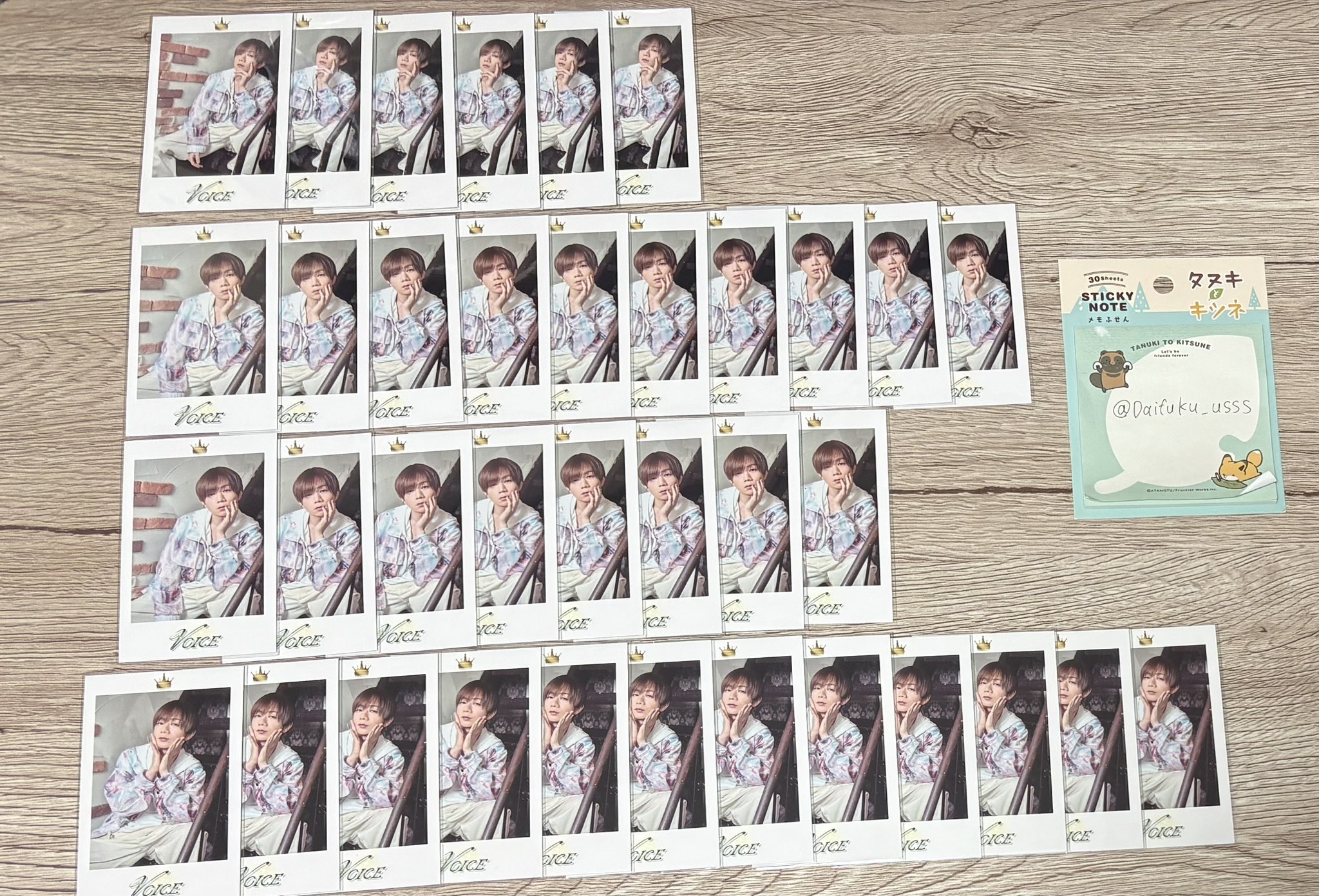 うらたぬき ミニフォトカード チェキ VOICE コンプリートセット グッズ