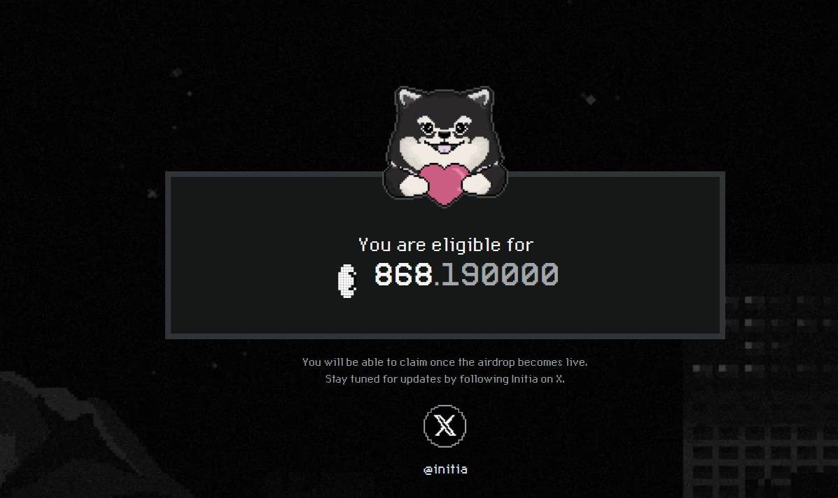web3subicerr's tweet image. Initia $INIT airdrop checker

🤝Initia announced an airdrop checker. You can check yourself for the airdrop here : airdrop.initja.xyz/check

194,294 users were affected by the airdrop;

❗️89.46% of the total drop allocation was allocated for the testnet drop. Also, top users of…