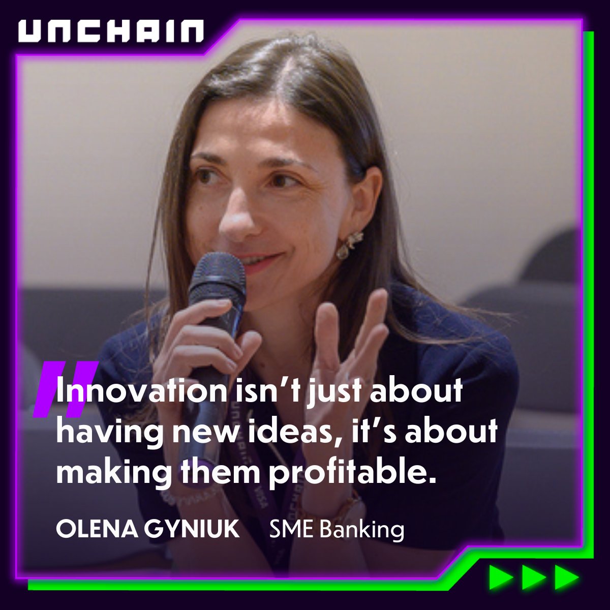 🚀 Innovation in SME banking starts with bold ideas! At #UNCHAIN, Olena Gyniuk led a discussion with Istvan Fetter &amp; Raul Risnita on what’s next. Watch here 👉 youtu.be/G-EYLb5d3zs #Fintech
