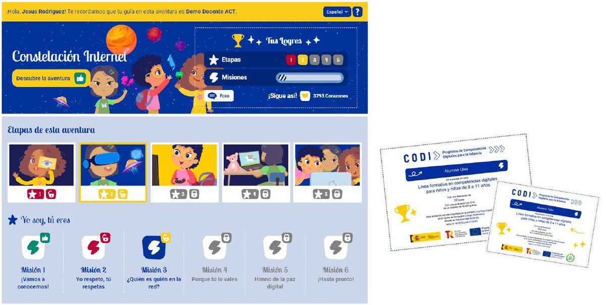 El #NeilArmstrong participa en el Programa #CODI, para mejorar las Competencias Digitales de la Infancia. Participarán alumnos de 1° a 3° de ESO. Hemos enviado circular a las familias.
Si necesitáis cualquier aclaración, ies.neilarmstrong.valdemoro@educa.madrid.org 
📚🚀💞