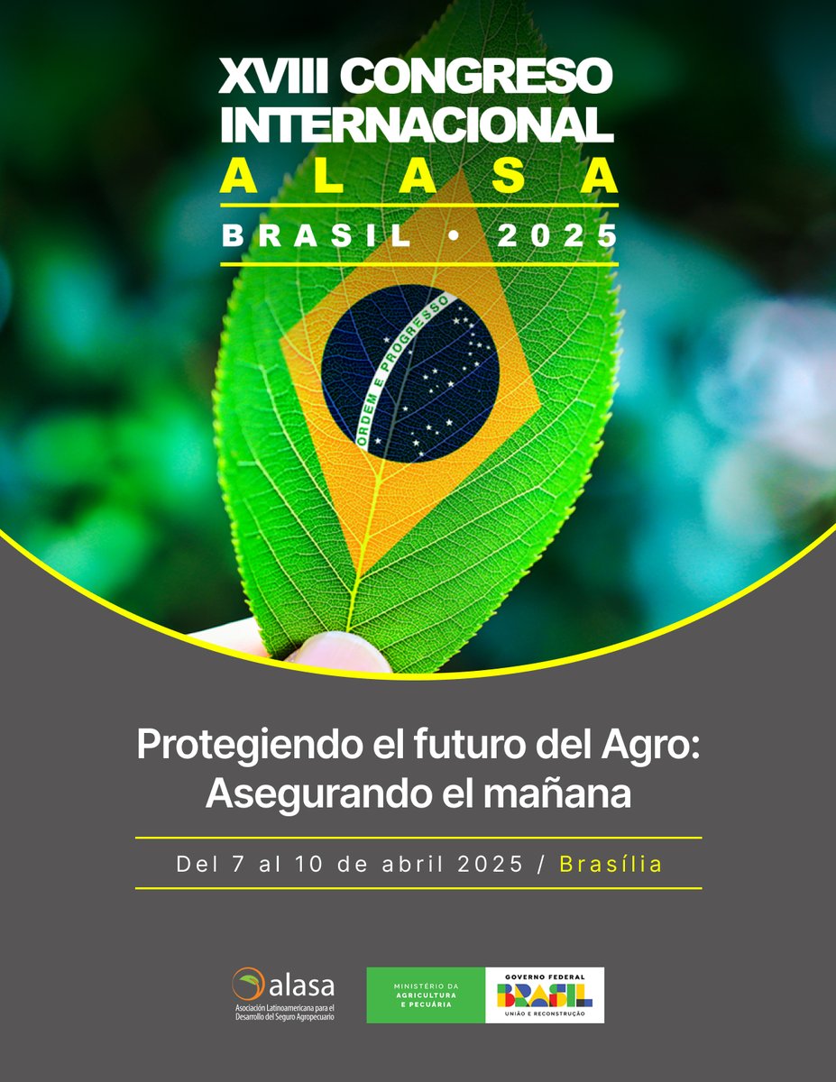 alasaoficial's tweet photo. 📢 ¡Todo lo que necesitas saber en un solo lugar! 🌾Te compartimos el folleto oficial del XVIII Congreso Internacional ALASA 2025 y descubre:
#Alasa #CongresoALASA2025 #FolletoOficial
📥 Revisalo aquí:
https://t.co/9t7UlFLFca https://t.co/DLyiz2hrzN