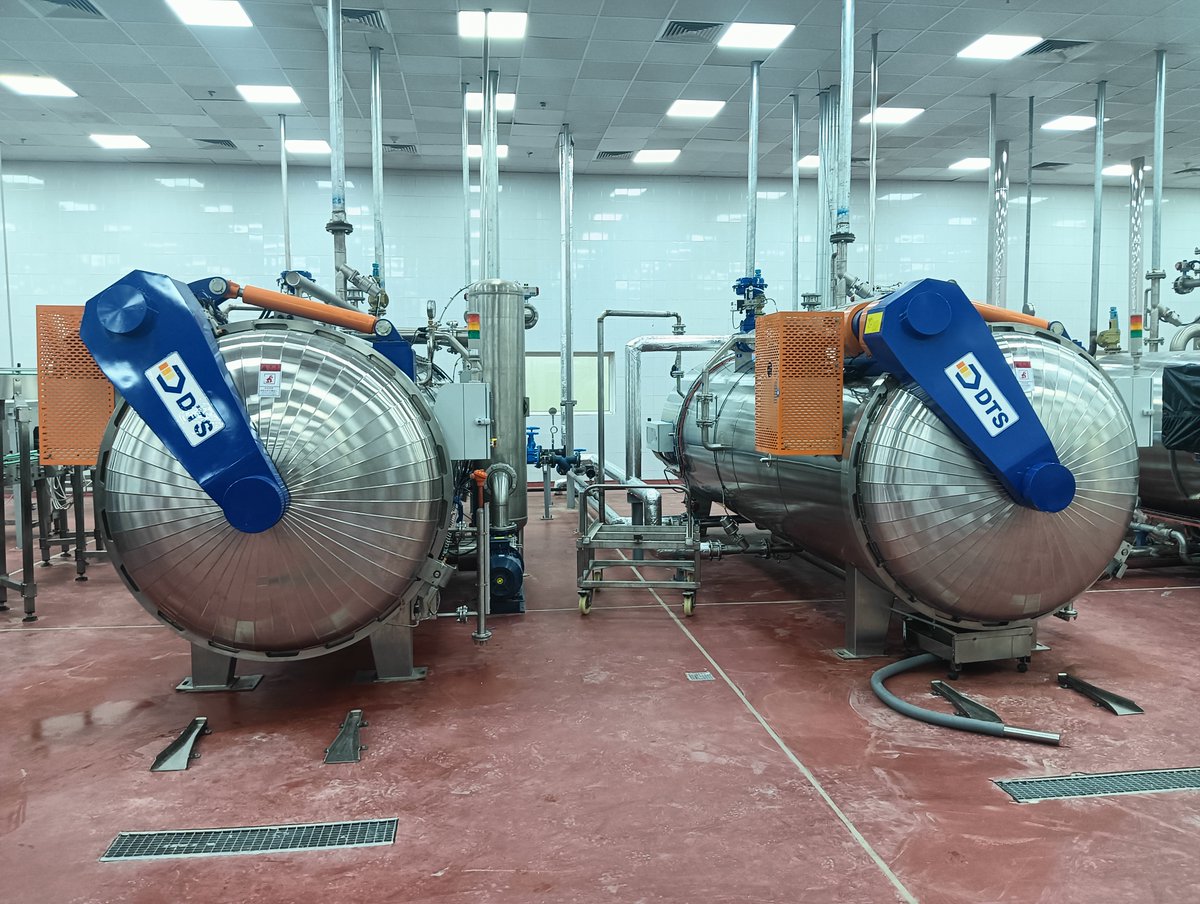 retort_machine's tweet image. DTS is present at the Saudi customer site. 👍 

We are deeply thankful to customers for choosing us. 🤝 

#Retort #Autoclave #Sterilization #DTSmachine