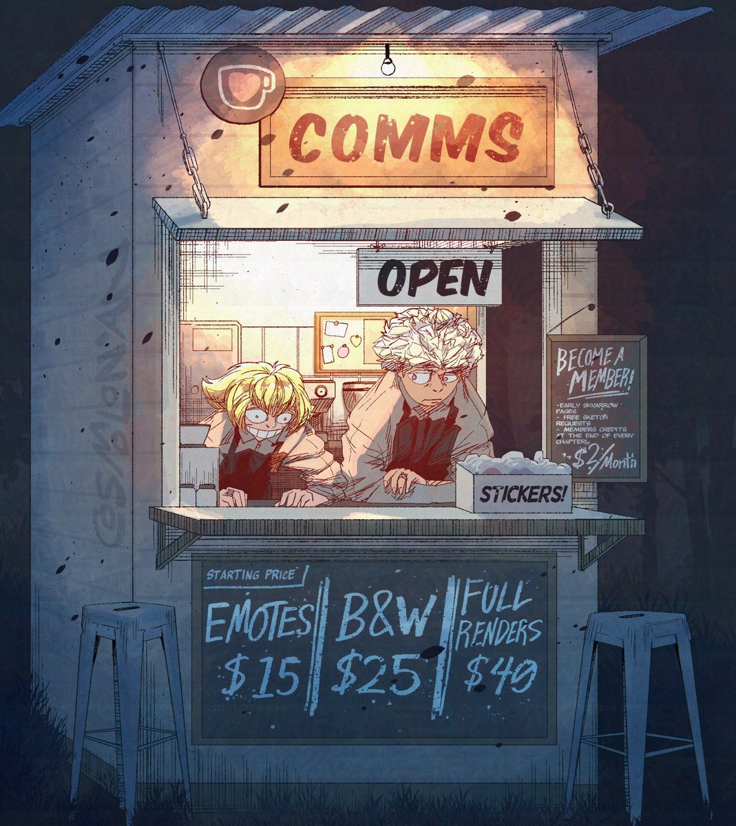 Cosmolonian's tweet image. ‼️‼️CHECK OUT MY KO-FI ‼️‼️

updated the prices a bit!