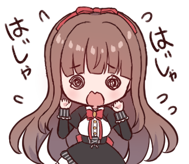 エイプリルフールにちえりちゃんのスタンプを描きました、透過イラストを上げます!
#ちぇり絵 