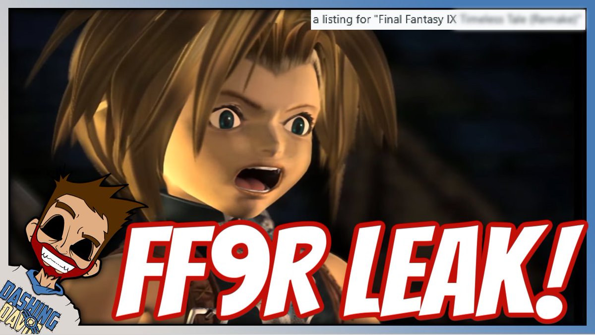 DashingDavidYT's tweet photo. We have a potential title for the #FinalFantasyIX Remake and it leaked months ago. And it matches some of the recent #FF9 merchandise that has been revealed. #FF9Remake #FF9R #FinalFantasy
Watch here: https://t.co/eQq96D0zXf https://t.co/cYlKXev3vy