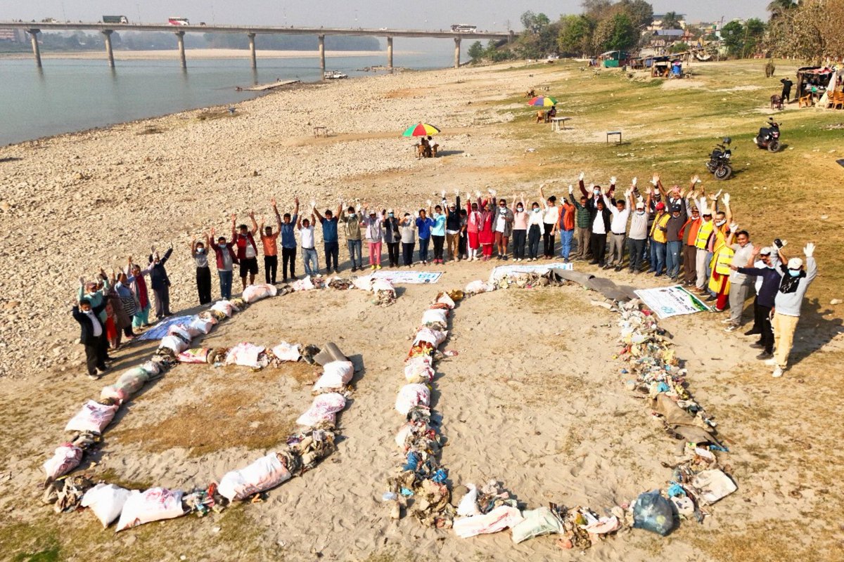 WWFNepal's tweet photo. Celebrating Earth Hour &amp; World Water Day in Bharatpur: Reconnect, Restore, and Inspire
Here’s how we made a difference: preserving the beauty of a sacred site, restoring the health of a vital waterway, and safeguarding the freshwater ecosystem. https://t.co/ChlxV74y01
