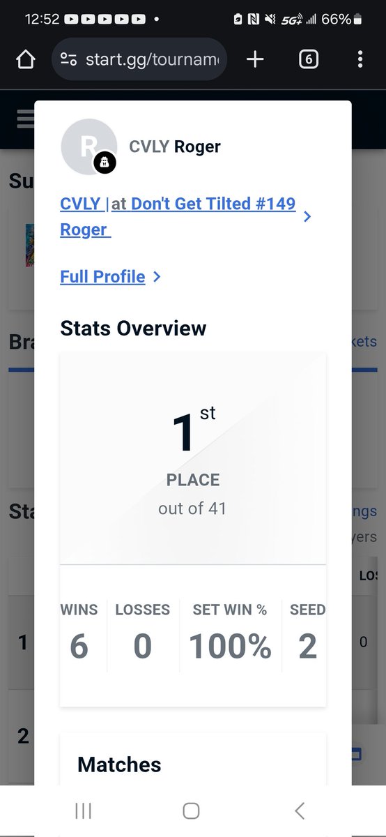 Won DGT

Weird glitch where I was seeded 2nd instead of 1st

Fun tournament