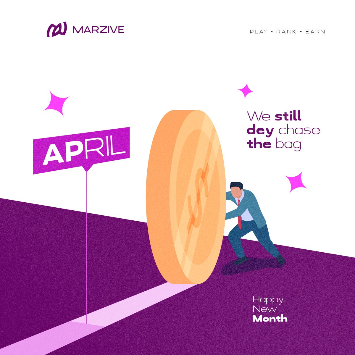 marzivehunts's tweet image. New Month, Same Grind!

April is here, but one thing remains the same—We still dey chase the bag! 

No slowing down, no distractions. Just focus, hard work, and big wins ahead.

Let’s make it happen! 
#Marzive #April