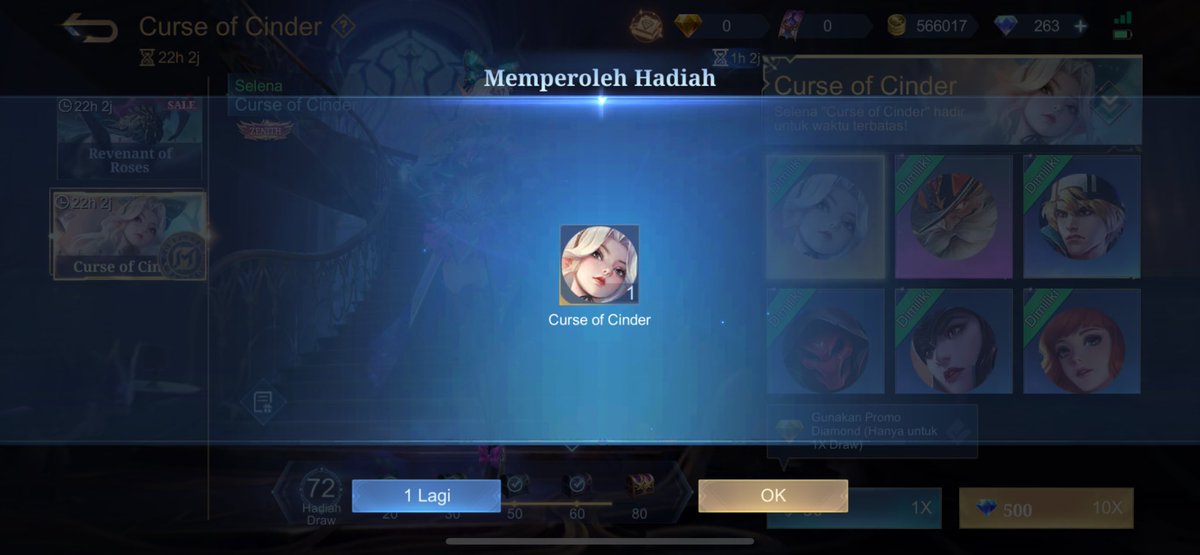 greatmalfoy's tweet photo. iseng spin harian. eh malah dpt wkwk. udah 72 kali spin juga sih hehe https://t.co/YCBcbdfBZh
