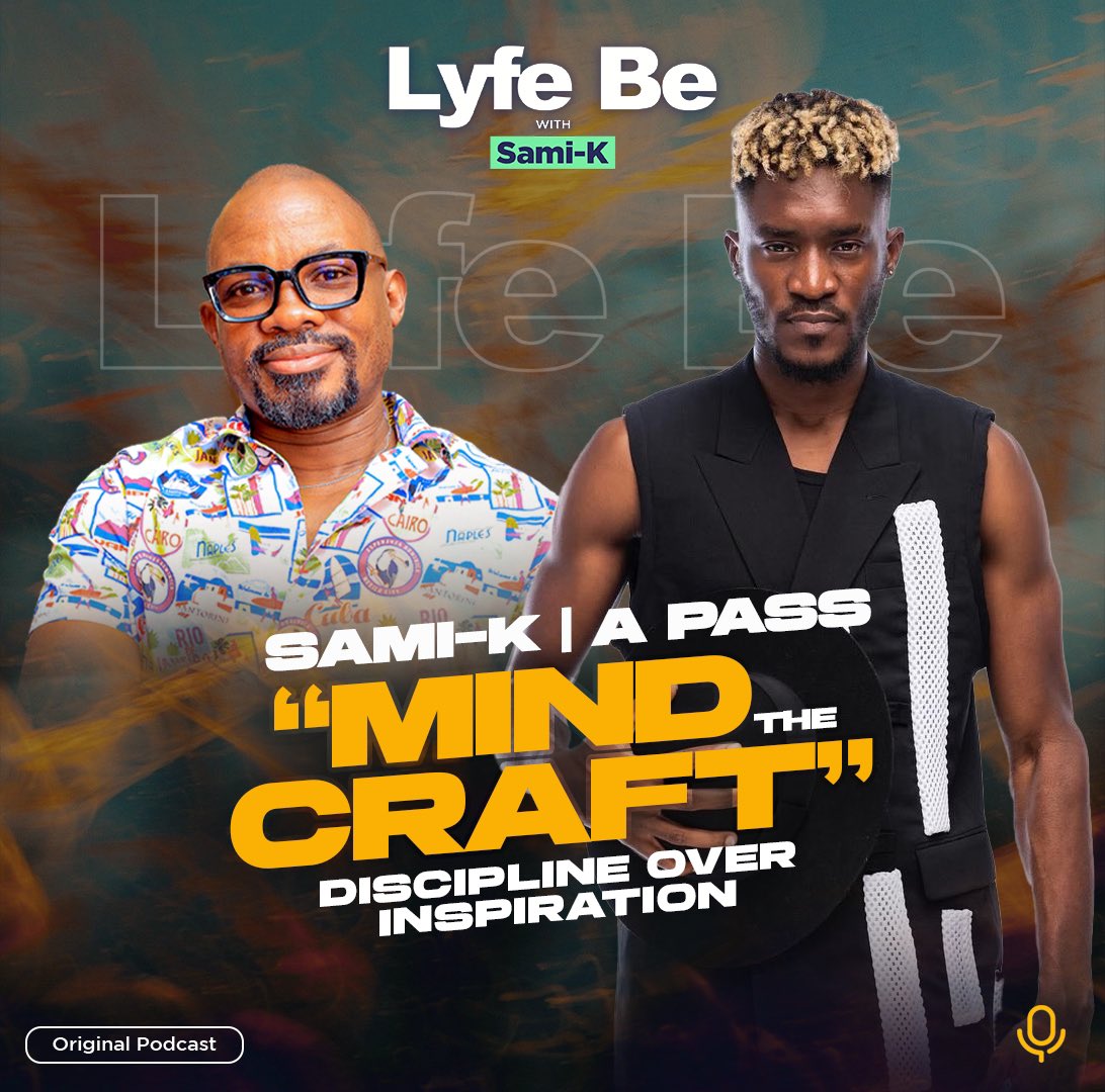 I can't wait to share our first podcast episode of the month .ft. <a href="/IamApass/">A Pass</a> shares some great insights about his craft, life and passion. Tune in to <a href="/Lyfebepod/">Lyfe Be Pod</a> tomorrow on YouTube, Apple Podcasts, Amazon Music, or wherever you find your podcasts!