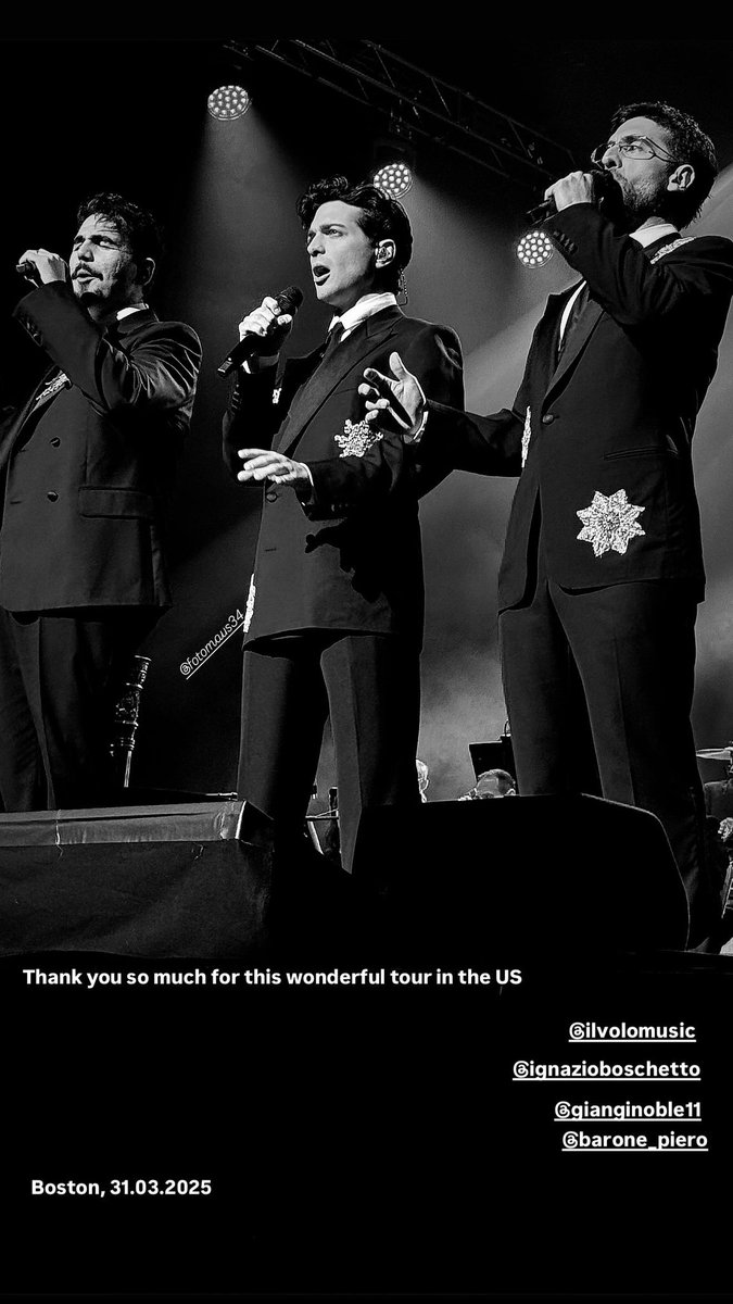 ilvolosiciliafp's tweet photo. #instagramstories  @fotomaus34  @ilvolo #ilvolo #worldtour #boston #bostonoperahouse #IlVoloSiciliaFanPage https://t.co/wDw0SWt7cO