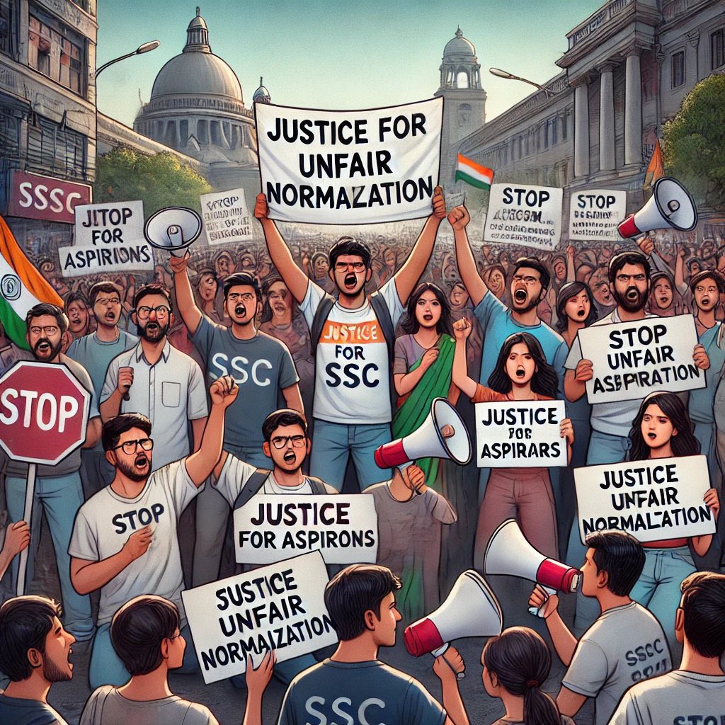 Surendr0032083's tweet photo. 📢 SSC अभ्यर्थियों की मांगों को अनदेखा न करें! ✊
#SSCReforms2025 लागू करें:
🔹 पोस्ट प्रेफरेंस से पहले Final Answer Key, Marks और DV जारी किया जाए
🔹 SSC CGL (T-2) को सिंगल शिफ्ट में कराया जाए
🔹 त्रुटि-मुक्त प्रश्न पत्र सुनिश्चित किए जाएं
🔹 परीक्षा केंद्रों की सुविधाओं में सुधार किया जाए
हम पारदर्शिता और निष्पक्षता की मांग करते हैं! 

 #SSCReforms2025
@DoPTGoI #SSCReforms2025