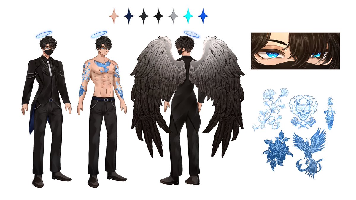 Berry 🖤🪽| (VCvlt) Angel Vtuber tweet media