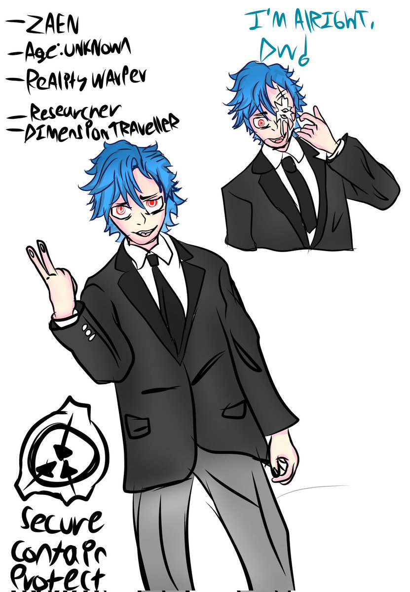 TrashCanvas's tweet photo. Zack,The Researcher (OC) #scp #SCPFoundation #oroginalcharacter https://t.co/A9TmTVyE9W