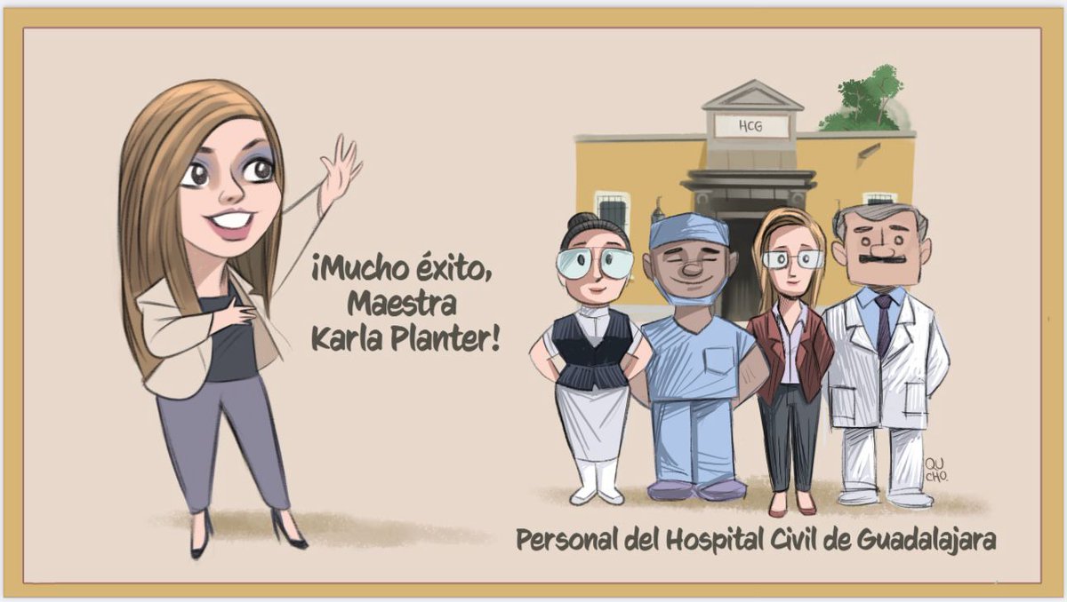 Mtra <a href="/KarlaPlanter1/">Karla Planter</a> cuente usted con la comunidad de los Hospitales Civiles de Guadalajara, el alto sentido humano, el compromiso al trabajo científico, son valores que con la llegada de la 1era Rectora a la <a href="/udg_oficial/">Universidad de Guadalajara</a> tenemos la certeza de su preservación, en conjunto