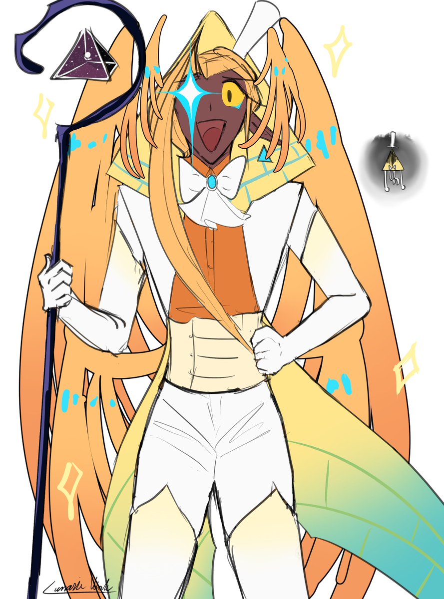 Lunaris_Viola's tweet photo. (These tweets were definitely endorsed by viola)
SO THIS IS WHAT THE HUMANS CALL ‘TWITTER?’
COOL!
I BORROWED THIS FROM DEITY, DON’T I LOOK AWESOME IN THIS?
#SeraphBill #DeityBillCipher #BillCipher https://t.co/dKIZvtMCTq