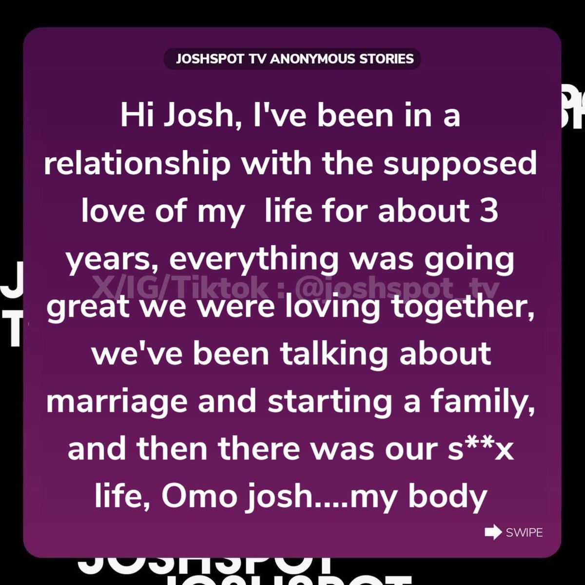 Joshspot Tv tweet media