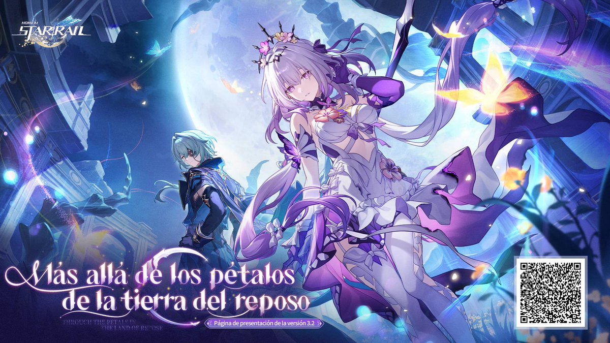 VictorAkito's tweet photo. ¡Hola, Trazacaminos!
La página de presentación de «Más allá de los pétalos de la tierra del reposo» (versión 3.2) ya está disponible. ¡Veamos qué nos ofrece! https://t.co/XvaaKzoFcX