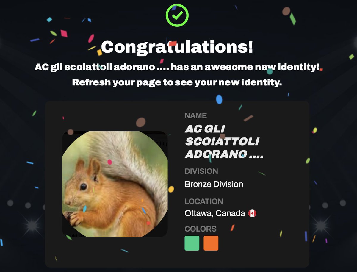 Things escalated very quickly on <a href="/playMFL/">MFL</a> ⚽️

But it feels like home, my very first BRONZE Division Club "AC gli scoiattoli adorano collezionare carte" is here 💖

Now it's about avoiding relegation this season and then building up for next season 🔥

app.playmfl.com/?referrer=EDE7…