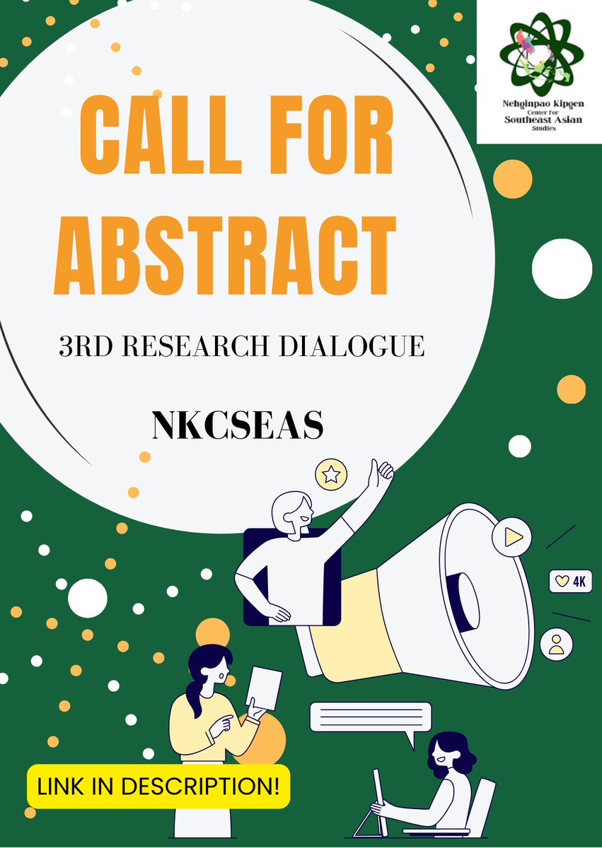 NKCSEAS_JGU's tweet photo. 📢 Call for Abstracts – 3rd Research Dialogue!

Submit your abstract (200–300 words) for 
"Assessing Non-Traditional Security Threats in Southeast Asia."

⏳ Deadline: 5th April 2025
📩 Apply here: 

https://t.co/wGW6eY6le8
#ResearchDialogue #CallForAbstracts #nkcseas https://t.co/bLwgeOXBEV