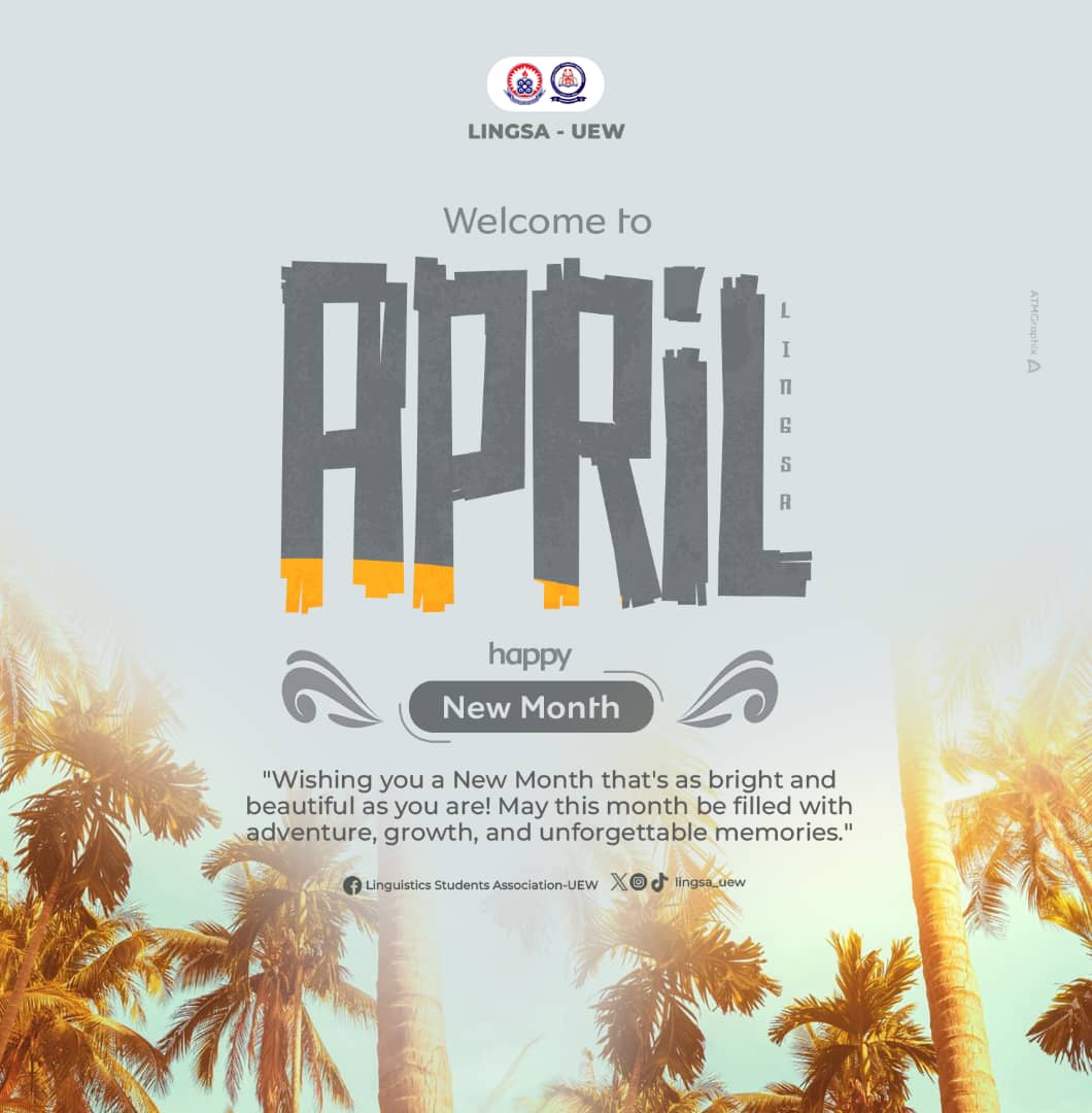 Welcome to April!
 May this month bring you joy, growth, and unforgettable memories.

#lingsa
#april
#newmonth