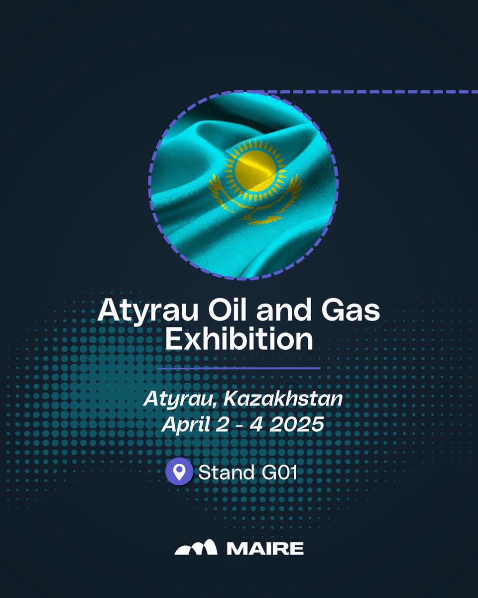 The #energytransition takes vision. And it takes partnerships.

From April 2nd 4th, we’ll be at the North Caspian Regional #Atyrau Oil &amp; Gas Exhibition in #Kazakhstan, where industry meets innovation and the future begins with dialogue.

📍 Come meet us at Stand G01