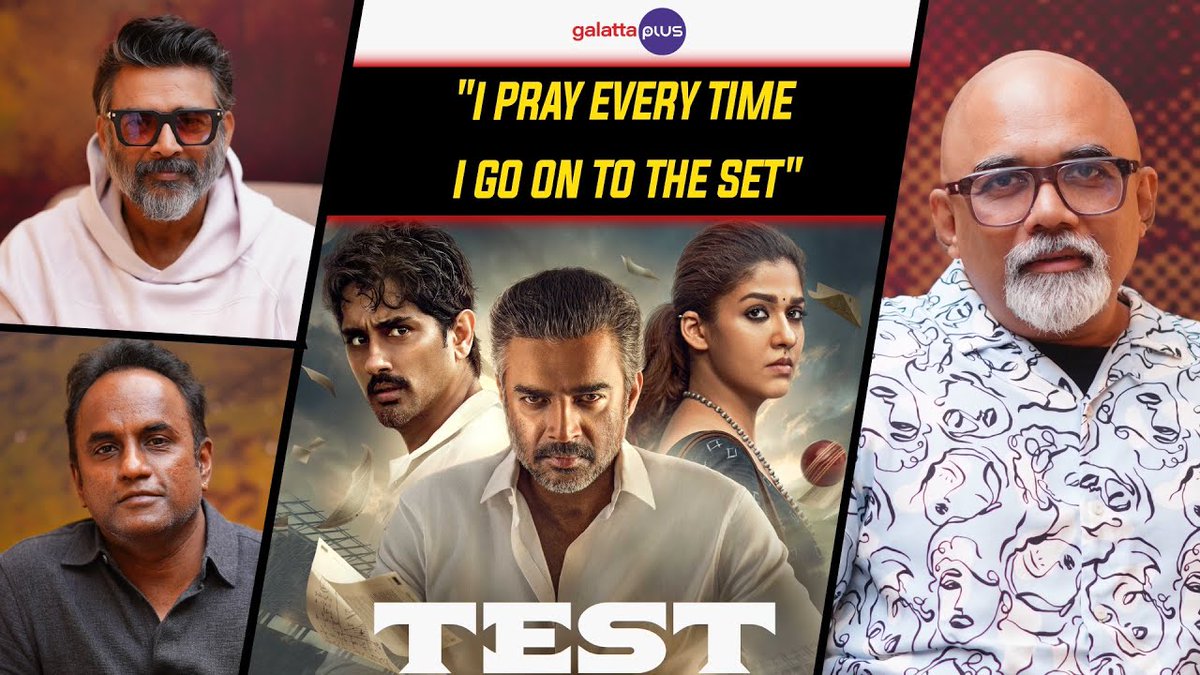 Galatta Plus (@galattaplusoffl) on Twitter photo Actor <a href="/ActorMadhavan/">Ranganathan Madhavan</a> and director <a href="/sash041075/">Sash</a> open up about their new Netflix film #Test, the impact of #ViratKohli, the power of OTT, and the journey of overcoming obstacles. Watch them discuss friendship, filmmaking, and why athletes should be inhuman! ⚡🎬  
Watch Now: Actor <a href="/ActorMadhavan/">Ranganathan Madhavan</a> and director <a href="/sash041075/">Sash</a> open up about their new Netflix film #Test, the impact of #ViratKohli, the power of OTT, and the journey of overcoming obstacles. Watch them discuss friendship, filmmaking, and why athletes should be inhuman! ⚡🎬  
Watch Now: