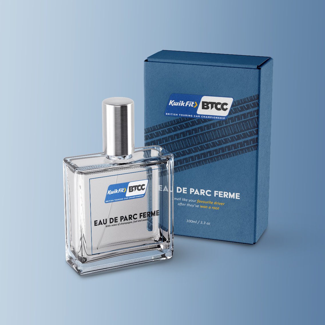 🚨 BREAKING: BTCC release new 'Eau de Parc Fermé' fragrance

Smell like your favourite driver after they've won a race with the new Eau de Parc Fermé, featuring notes of champagne, fuel and sweat!

Available for purchase on 31st February 2026, subject to availability.

#BTCC