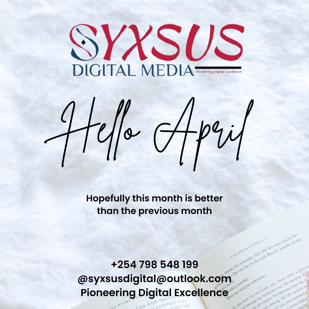 Hopefully this month is better than the previous month

📲 Contact us today: +254 798 548 199
📧 Email: syxsusdigital@outlook.com

#SyxsusDigital