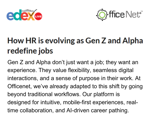 OfficeNet_In's tweet photo. How HR is evolving as Gen Z and Alpha redefine jobs

Read Complete Article :-  https://t.co/LTqGzTiGvZ

#officenet #HRMS #HRSoftware #Tech https://t.co/er4EkISRJV