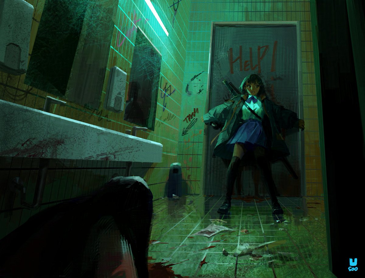 Long time no see :) 
updating recent work 

#apocalypse #horror