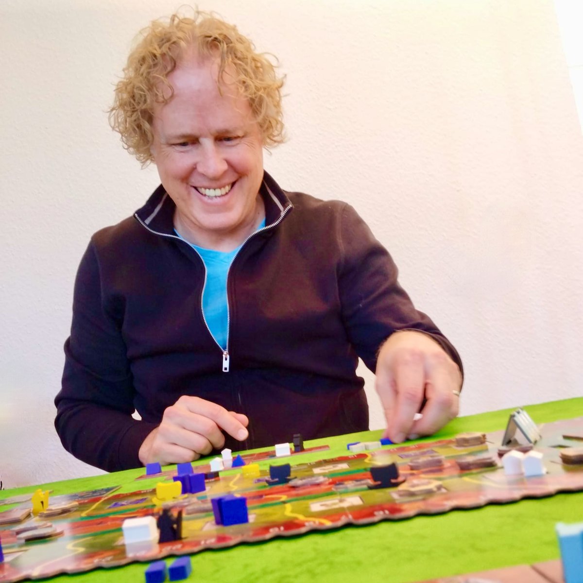 While visiting <a href="/EisensteinBernd/">Bernd Eisenstein</a>, I got the chance to play the pre-production copy of his forthcoming IronGames release, Papyrus. It looks beautiful and was a wonderfully fun balancing act!