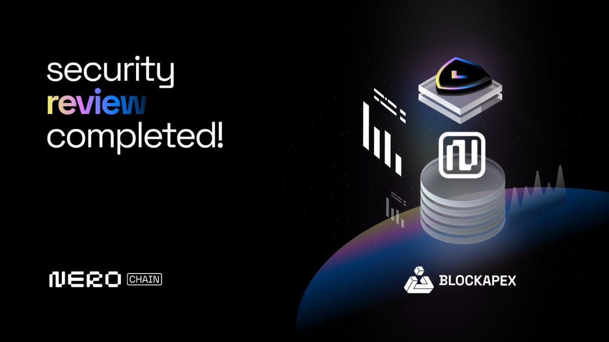 ✅ NERO Chain Successfully Passes Security Audit by BlockApex !

We're excited to announce that NERO Chain has successfully passed its security audit by <a href="/block_apex/">BlockApex</a>! 🎉

After in-depth discussions and final reviews, we're proud to share that our Security score reflects our