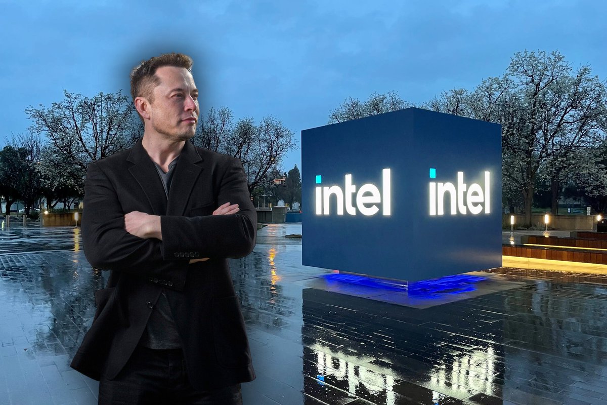 TechMixTM's tweet photo. استحوذ إيلون ماسك على Intel مقابل 133 مليار دولار 🚨

الرعب إنه يقلب الموضوع في دماغه ويشتريها بجد 😂
#AprilFoolsDay https://t.co/KoyJcP7Apt