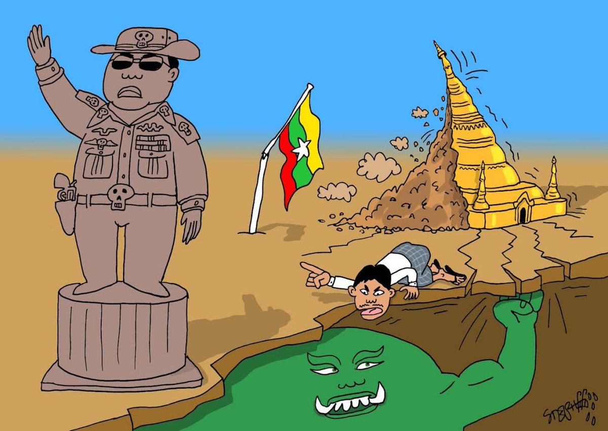 Poeei150799's tweet photo. We need more help
The junta military coup bombed some areas where earthquakes happen and whole village was in the fire and the people are still suffering and wars.

#MyanmarEarthquake2025 
#WhatsHappeninglnMyanmar 
#MyanmarStillNeedsHelp https://t.co/ost2ZWKBjp