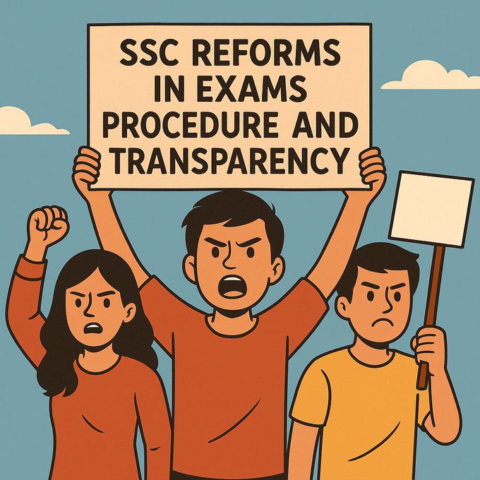 PawanBabu_1's tweet photo. We demand a fair and transparent system 

#SSCReforms2025 https://t.co/YD08JzTDSo