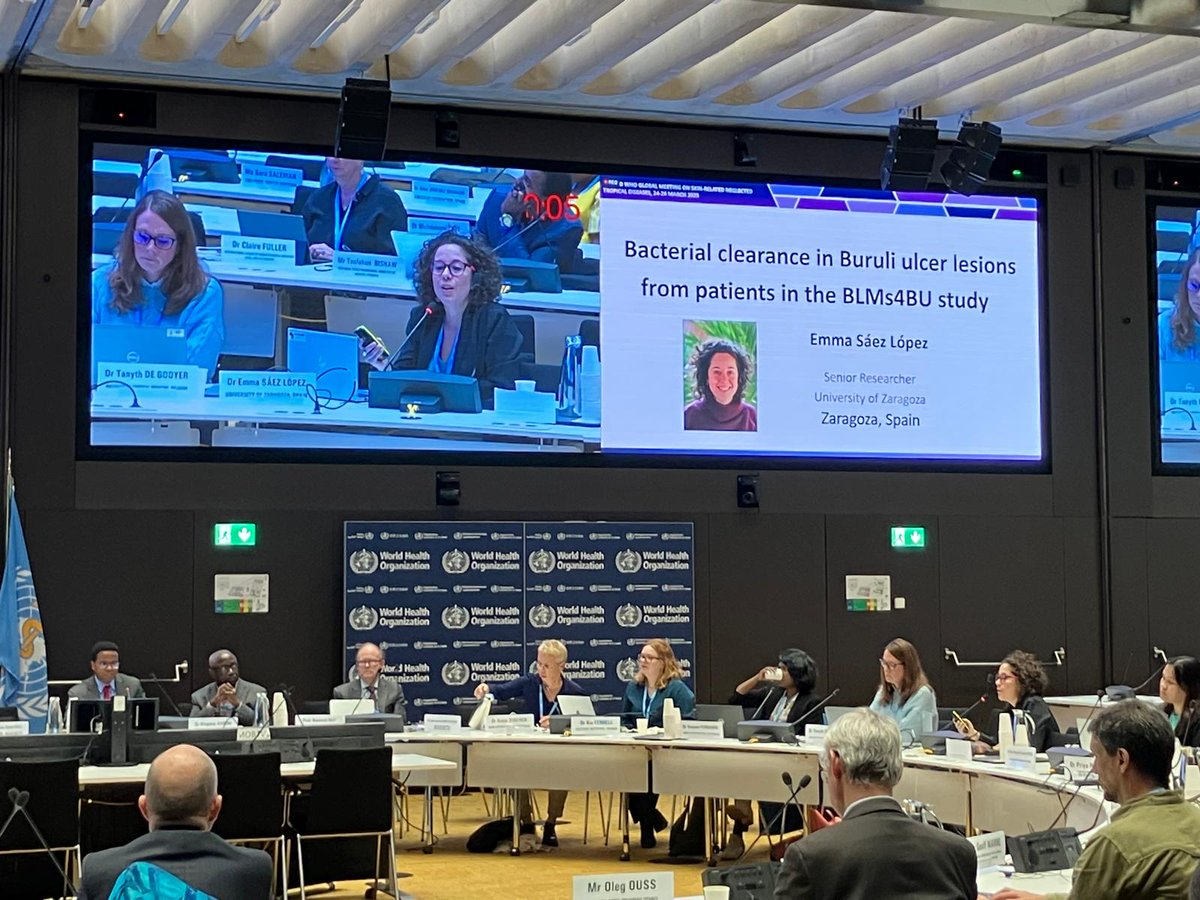 ARAID_ES's tweet photo. 🔝Santiago Ramón👨🏼🔬, ARAID en @unizar, ha presentado en la @WHO los avances del ensayo clínico en África para la úlcera de #Buruli reduciendo a la mitad la duración del tratamiento💊 lo cual mejorará el pronóstico y calidad de vida de los pacientes
Info👉https://t.co/9bGgSrvscY https://t.co/CMO3Uq43qJ