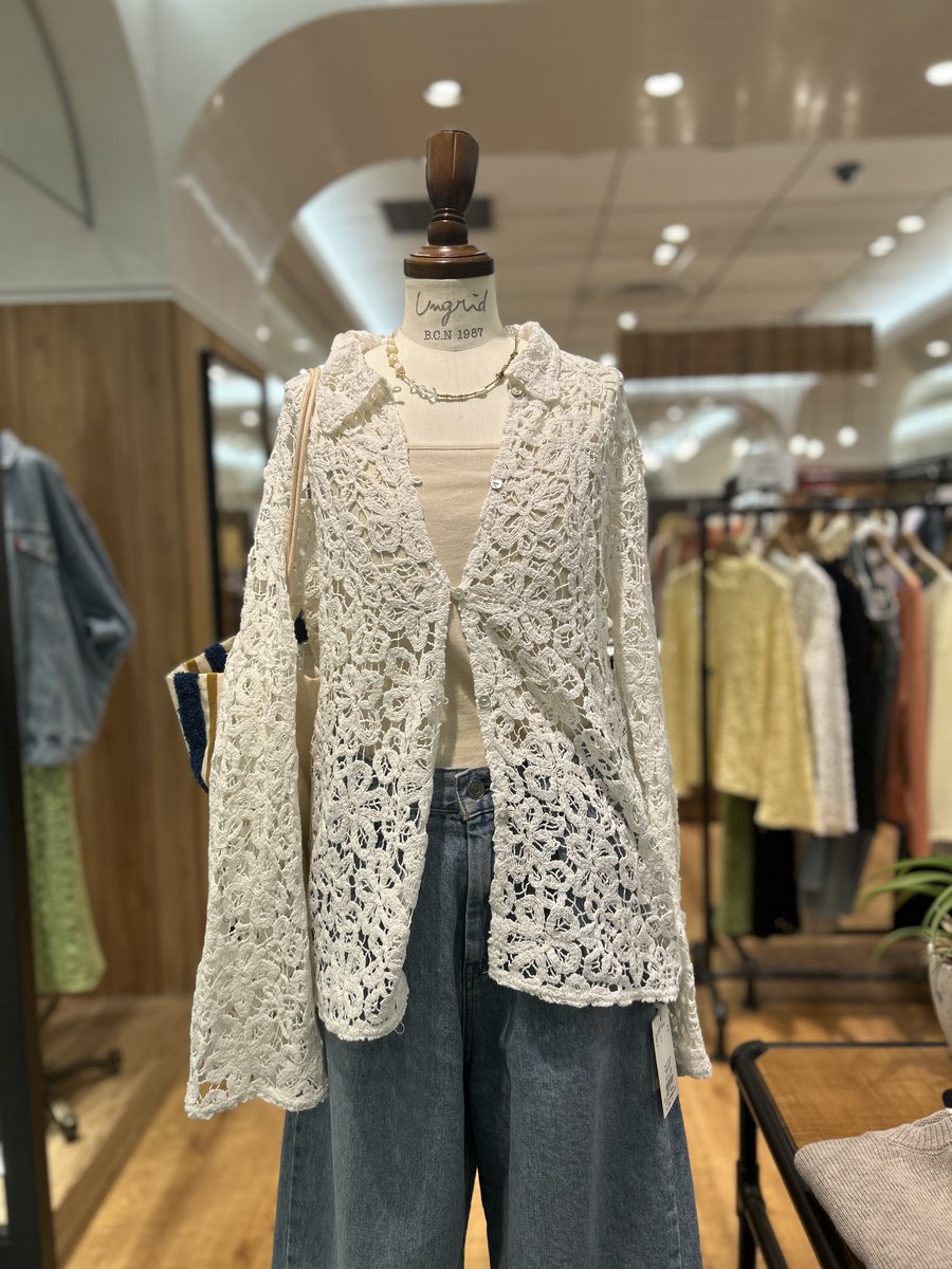 ungrid_sendai's tweet photo. おはようございます🌞

本日も店内可愛いアイテム盛り沢山で
皆様のご来店をお待ちしております！

お気軽にお立ち寄り下さい💕

＃ungrid
＃ungrid仙台パルコ https://t.co/zykfn1tn7S
