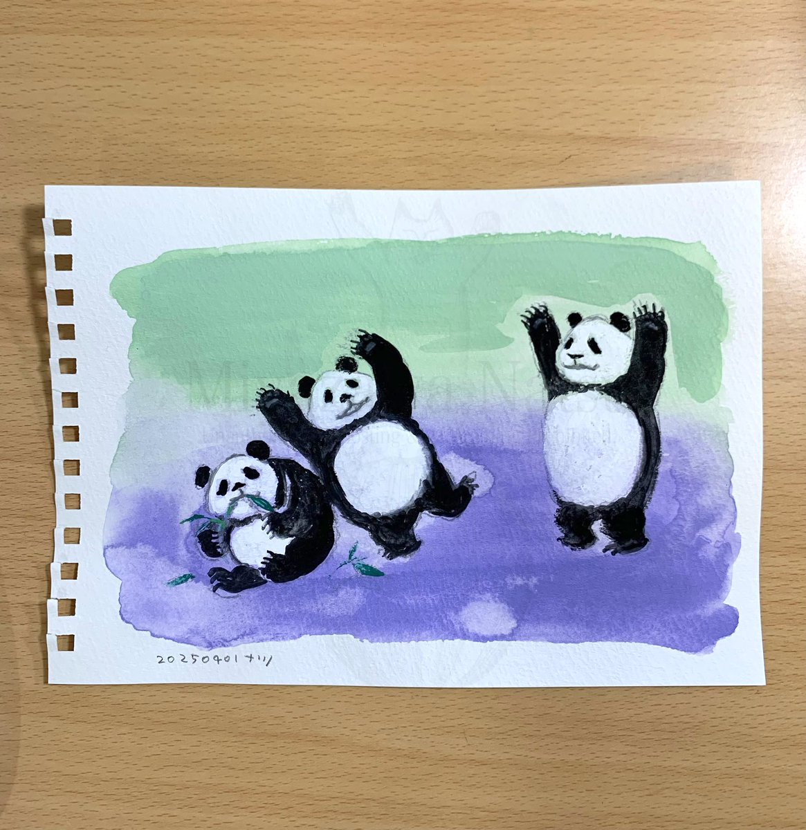 natsu_miyazawa's tweet photo. natsu20250401no.734
#パンダ #びっくりしたあ #手描き
#日課 #イラスト #ミヤザーナツ
#routinework #illustration #natsumiyazawa https://t.co/cvEbam5QQs