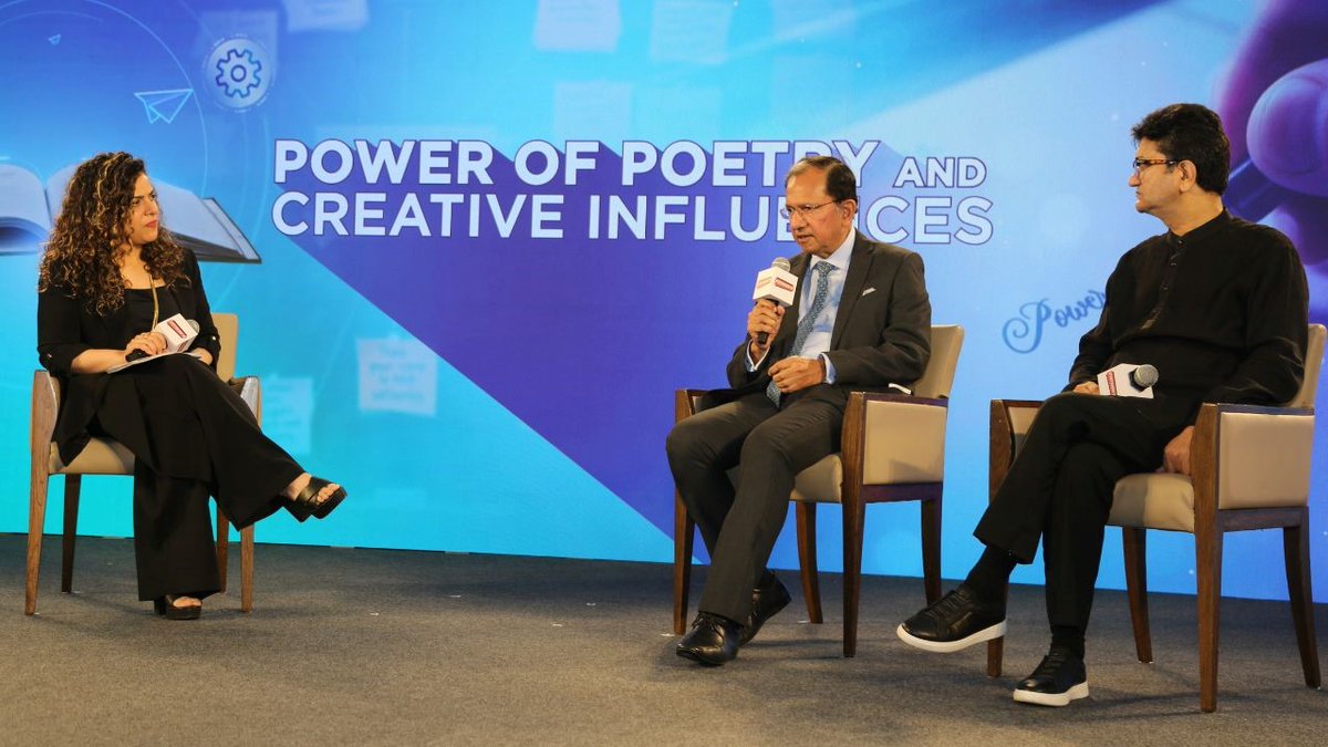 Nestlé India (@nestleindia) on Twitter photo Mr. Suresh Narayanan participated in the <a href="/BrandStoryboard/">Storyboard18</a> Global Pioneers Summit for a fireside chat with <a href="/prasoonjoshi_/">Prasoon Joshi</a>
They engaged in a fireside chat on 'The Power of Poetry and Creative Influences that fuel innovative-thinking in business. Mr. Suresh Narayanan participated in the <a href="/BrandStoryboard/">Storyboard18</a> Global Pioneers Summit for a fireside chat with <a href="/prasoonjoshi_/">Prasoon Joshi</a>
They engaged in a fireside chat on 'The Power of Poetry and Creative Influences that fuel innovative-thinking in business.