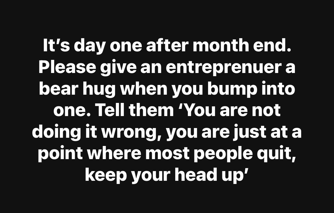 Let’s show some love to these fools who learn that 95% of start up ventures fail and they still go ahead and do it. 

One day that 5%  will save our country from power, water, health,  corrupt politicians and unemployment crisis.