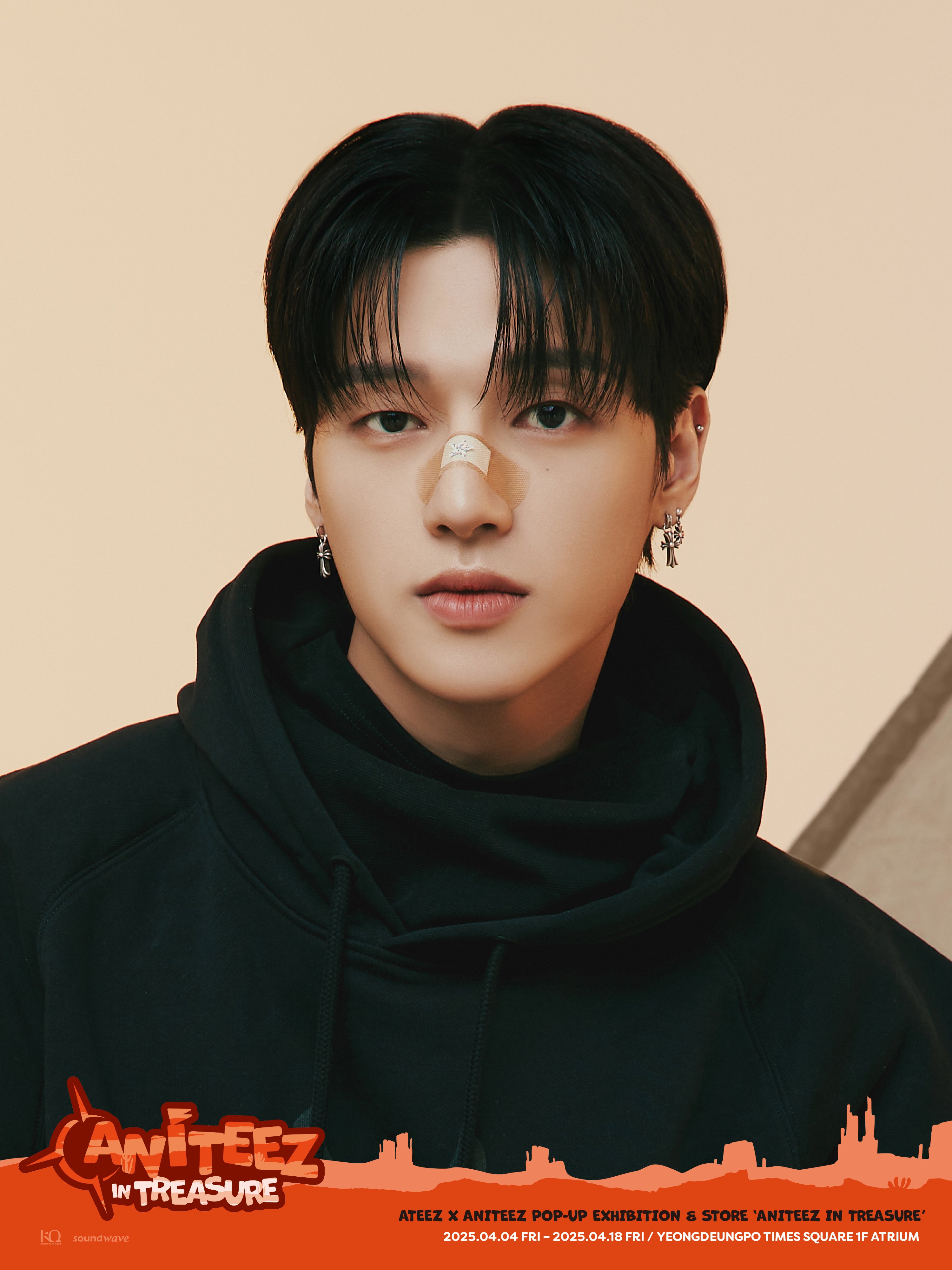 ATEEZ×ANITEEZ WOOYOUNG ATEEZ Wooyoung ANITEEZ Pop Up in Illusion WOOYOnyang Plush