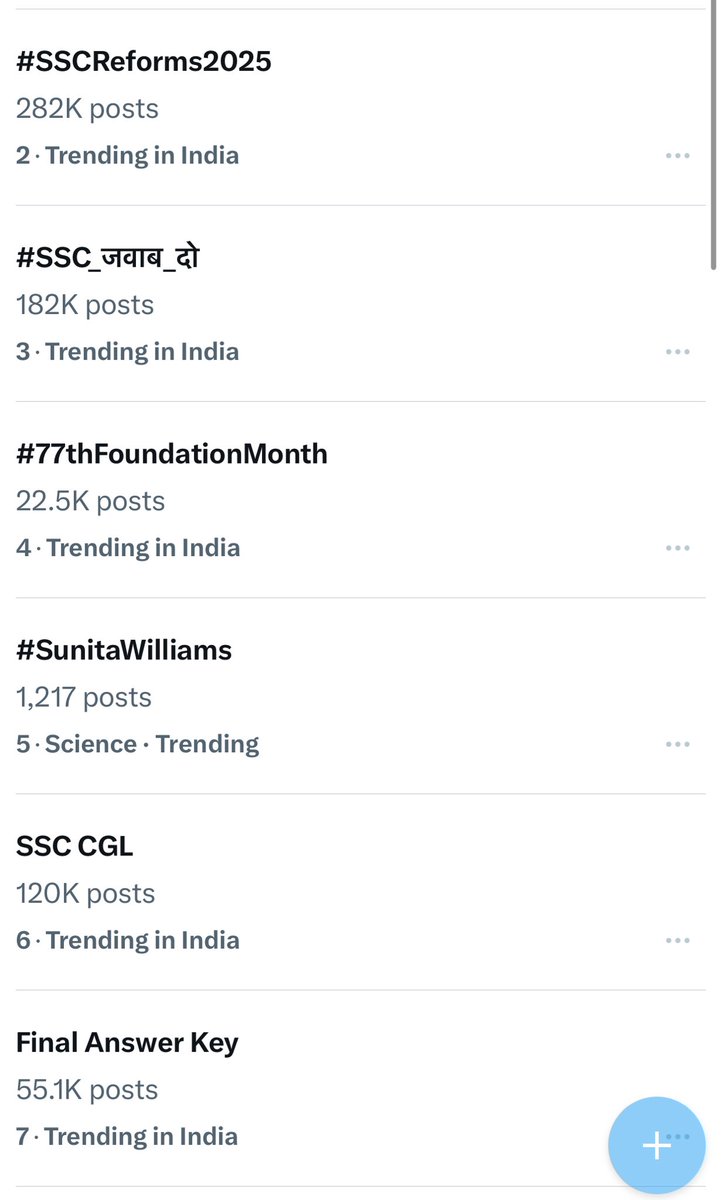 abhinaymaths's tweet image. जवाब तो देना पड़ेगा SSC को भी
और सरकार को भी 
पूरा भारत देख रहा है 
युवाओ की गुहार 
युवाओ की माँग 
और युवाओ की पीड़ा 

#SSCReforms2025 trending at #2
#SSC_जवाब_दो trending at #3