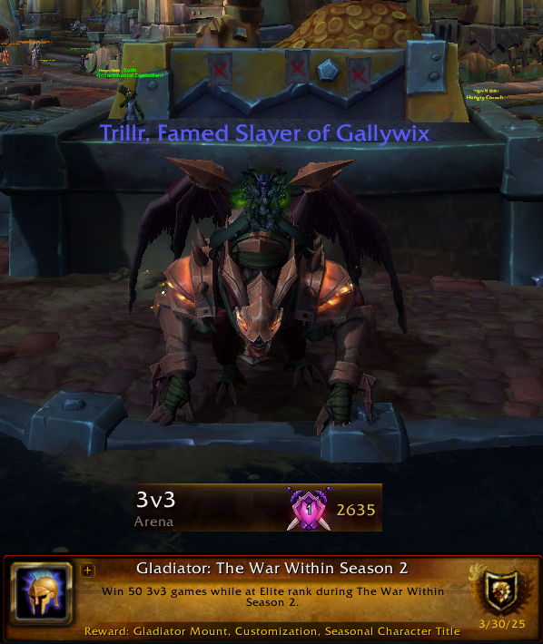 Big time brag tweet but I have had a good season 2 so far. AWC soon, hopefully can perform there too!