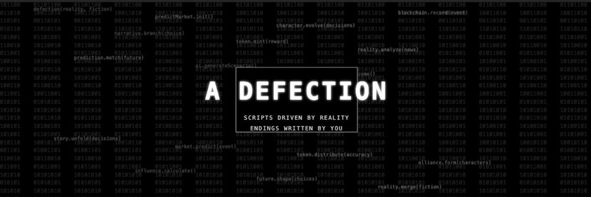 A_Defection's tweet image. Some read the news. 
Others make it. 📱

What if your choices today appeared in tomorrow&apos;s headlines? 

Step into a world where prediction becomes power.

#ADefection #Solana #AI