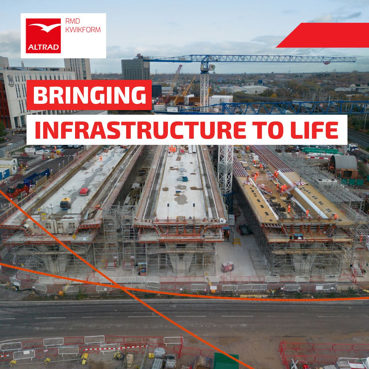 RMDKwikform's tweet image. #BringingInfrastructureToLife with Altrad RMD Kwikform 🌉🚧

From bridges &amp;amp; tunnels to highways &amp;amp; rail, strong, safe #temporaryworks are key to delivering essential structures.

Follow along as we showcase how our solutions support critical #infrastructure across the UK &amp;amp; beyond.